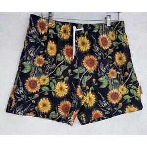 Icelantic Men's Board Shorts Sunflower Print Size Large